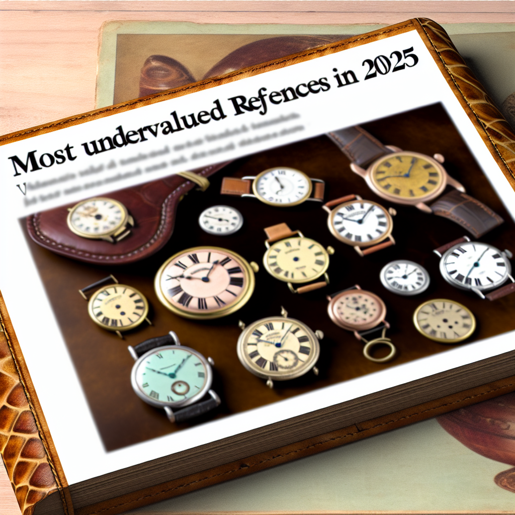 Vintage Watch Market: Most Undervalued References in 2025