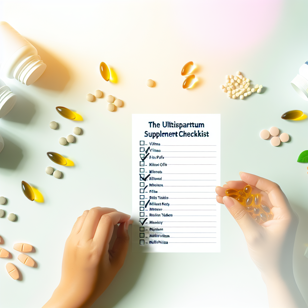 The Ultimate Postpartum Supplement Checklist