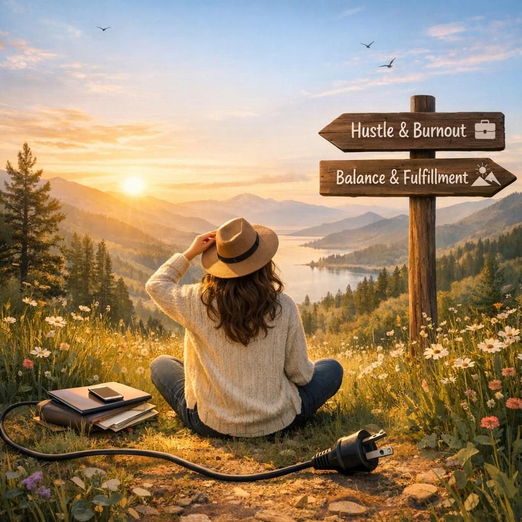 Unplugging from Overachiever Mode Embracing Sustainable Success by Redefining Ambition