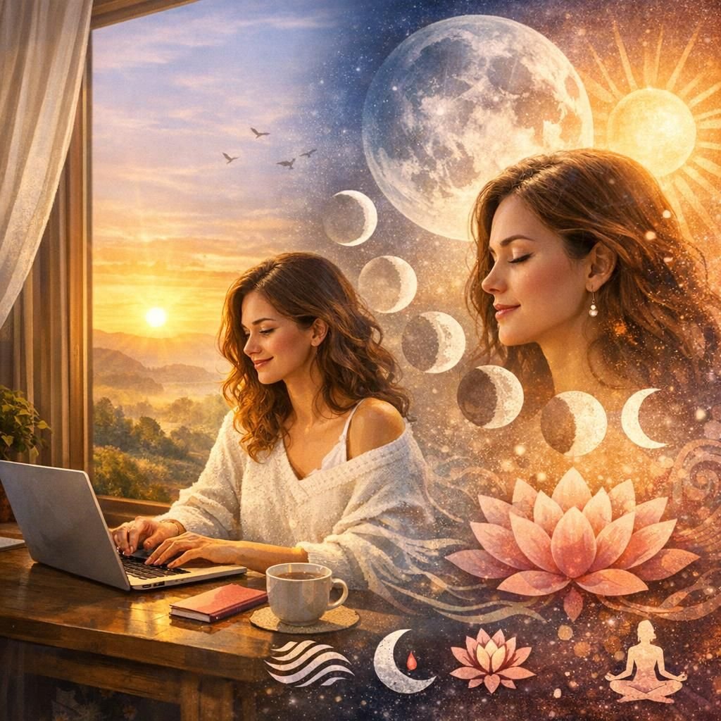 Harnessing Feminine Rhythms for Peak Productivity and Genuine Well-being: A New Work-Life Paradigm