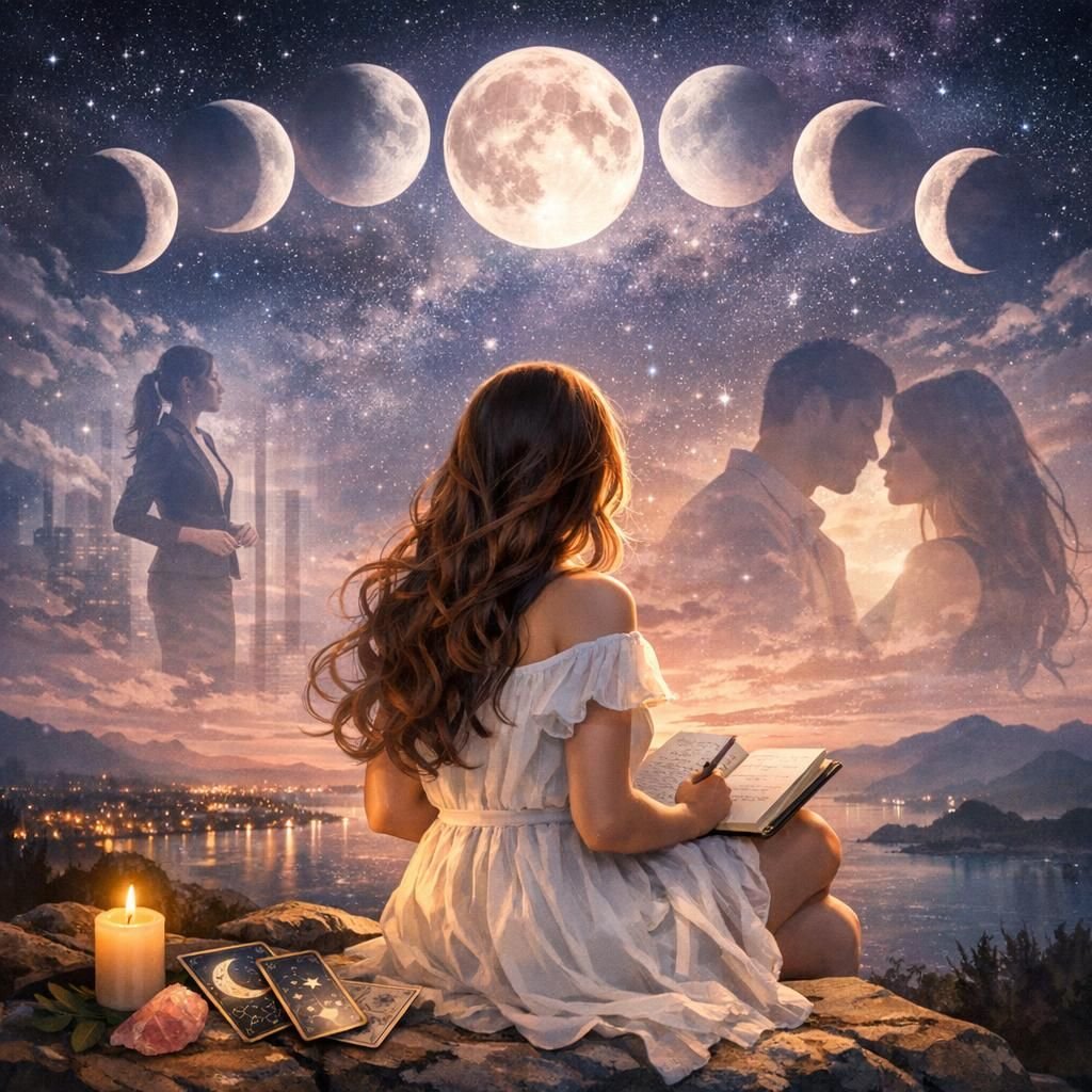 **Harnessing the Power of Lunar Cycles for Career and Relationship Insights: A Modern Woman’s Guide**