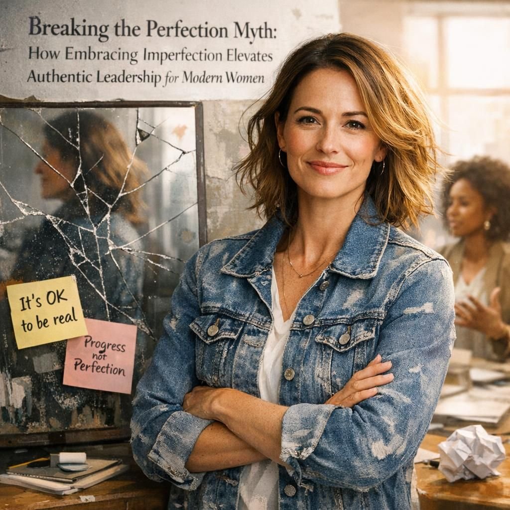 **Breaking the Perfection Myth: How Embracing Imperfection Elevates Authentic Leadership for Modern Women**