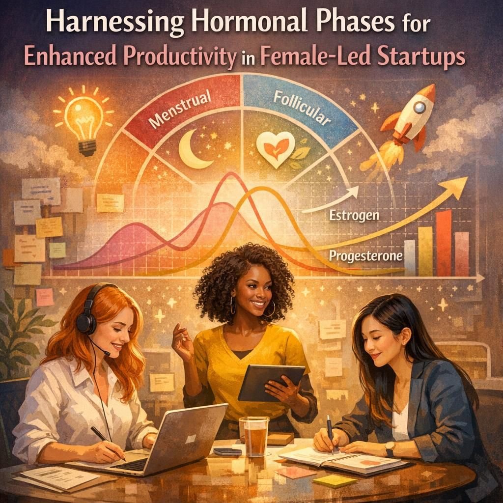 **”Harnessing Hormonal Phases for Enhanced Productivity in Female-Led Startups”**