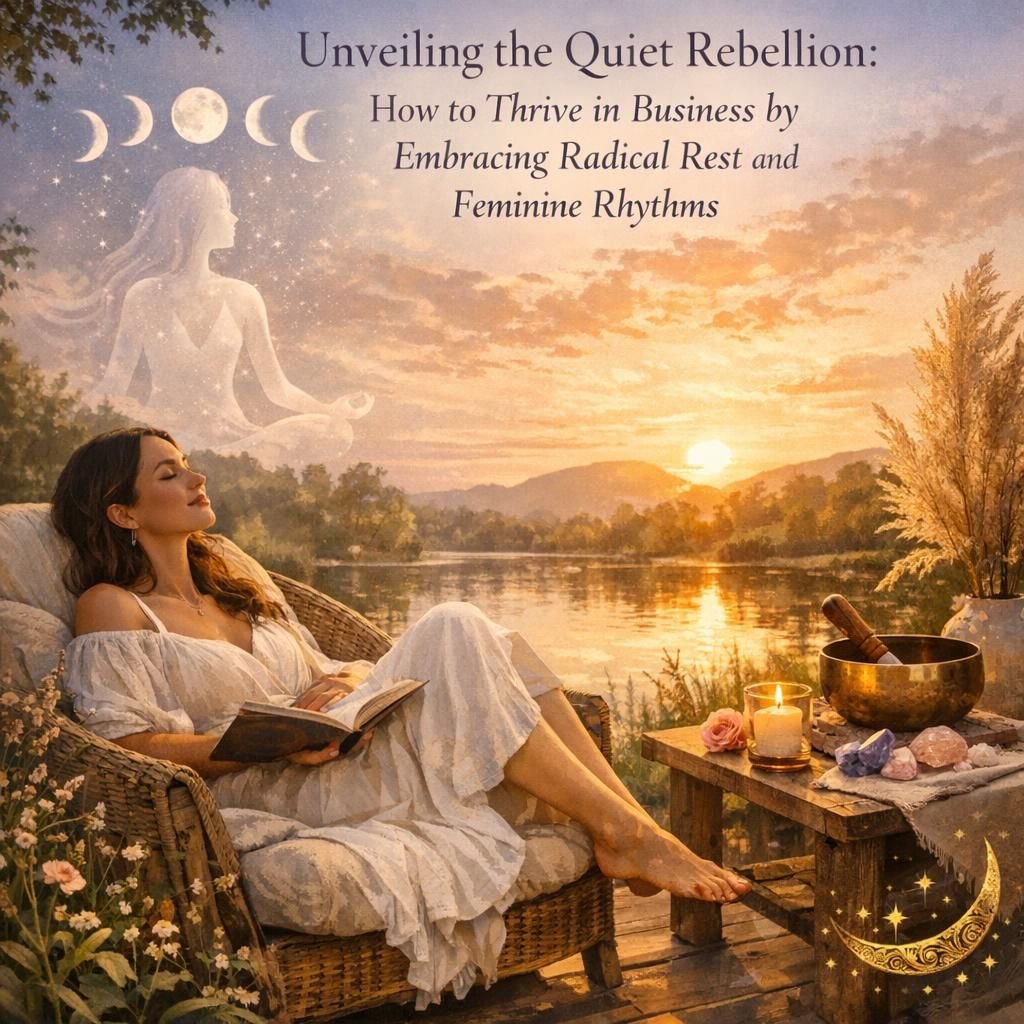 **Unveiling the Quiet Rebellion: How to Thrive in Business by Embracing Radical Rest and Feminine Rhythms**