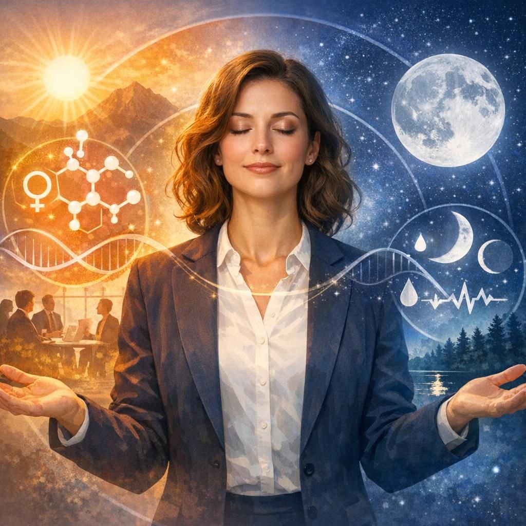 **”Harnessing Hormonal Intelligence: Transform Your Leadership Style with Nature’s Rhythm Mastery”**