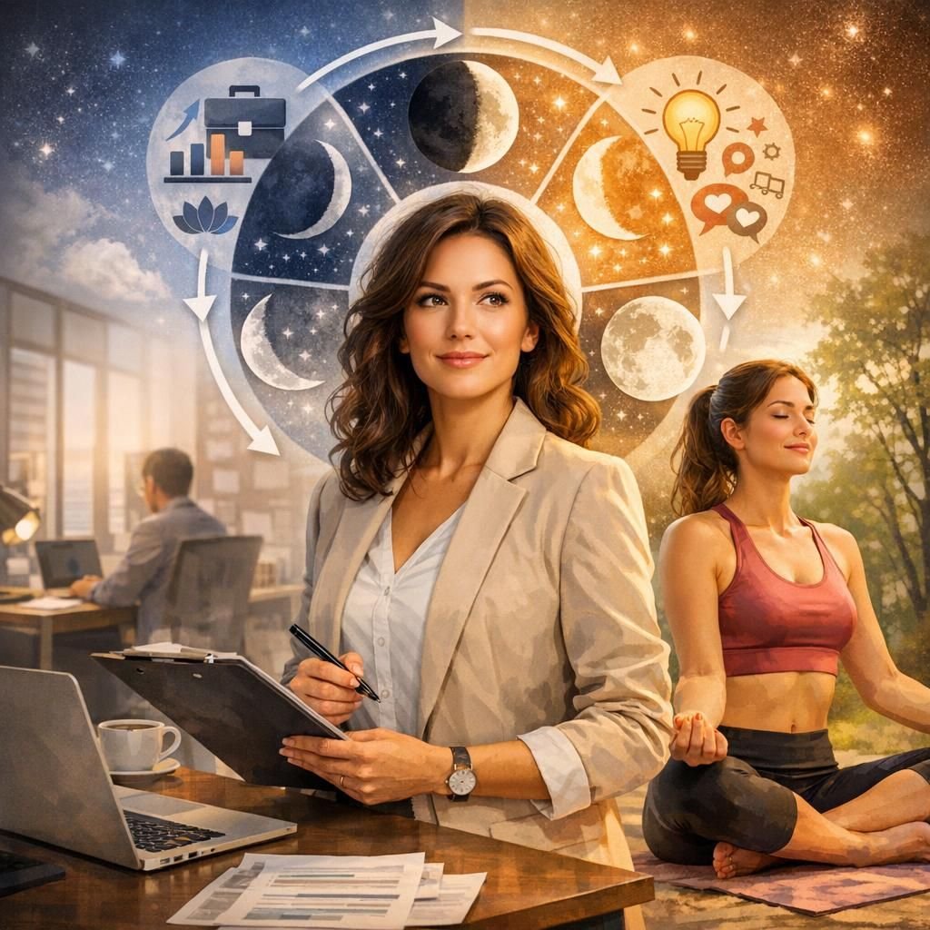 **”Rethinking Work-Life Balance: How Modern Women Can Leverage Hormonal Phases for Career Success”**