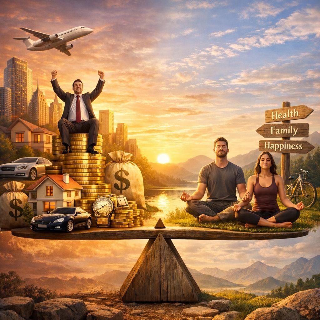 **”Redefining Success: Does Wealth Make You Happy or Do Wellbeing Priorities Bring Success?”**
