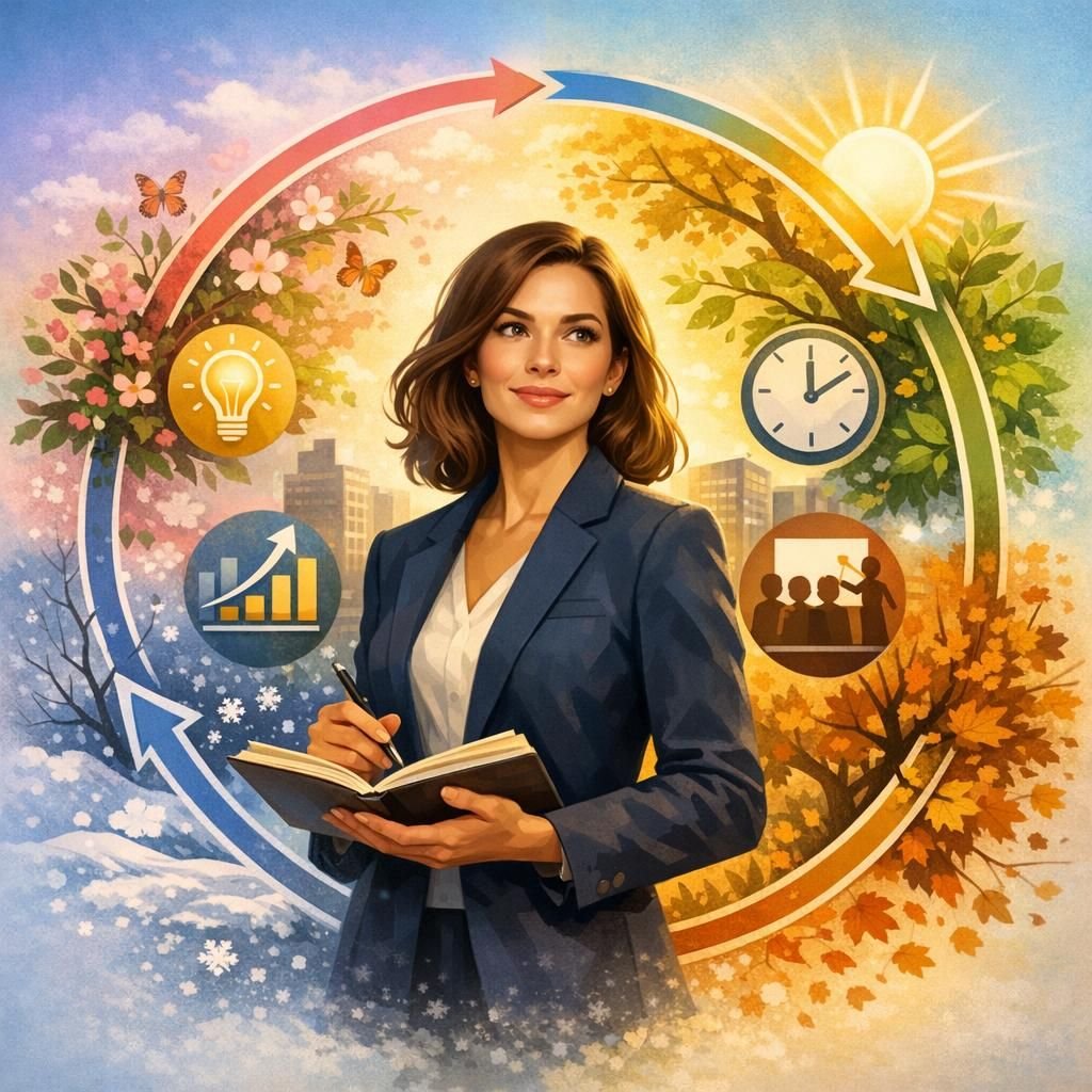 **”Harnessing the Power of Biological Cycles: How Aligning with Your Hormonal Seasons Can Revolutionize Leadership and Productivity”**
