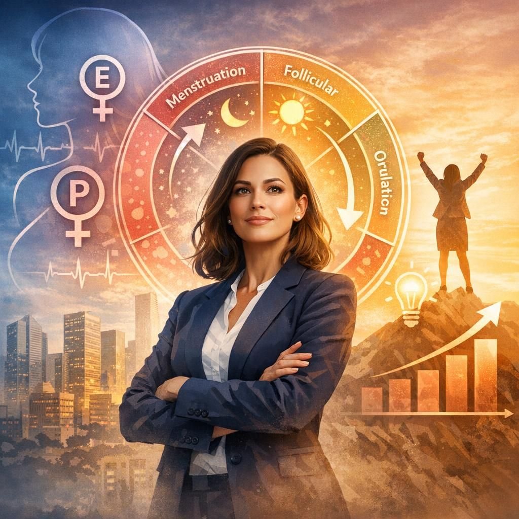 **”Unlocking Power: The Surprising Link Between Female Hormonal Cycles and Leadership Success”**