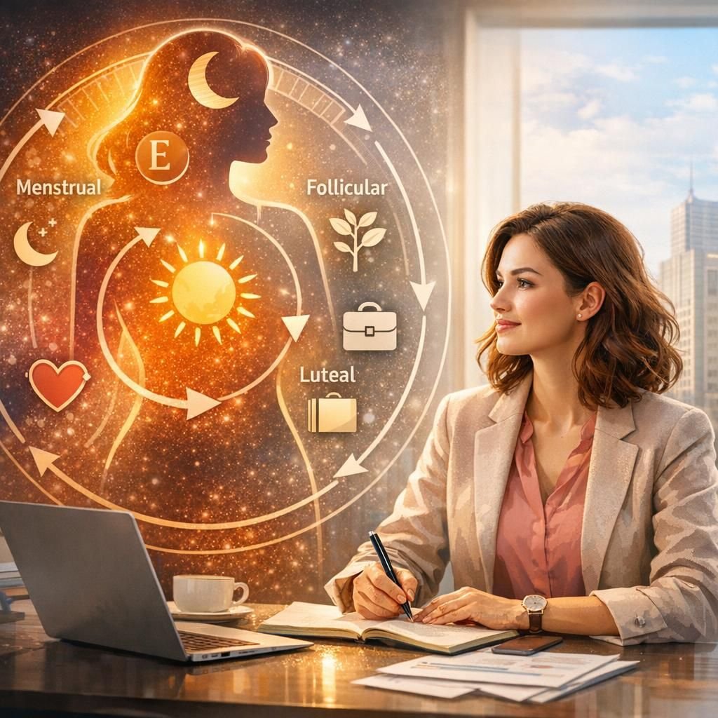 **”Hormonal Intelligence Revolution: Leveraging Your Cycle for Career Mastery”**